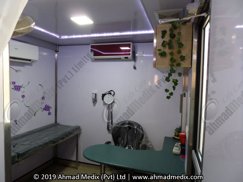 Mobile Health Unit on Container (Towable)