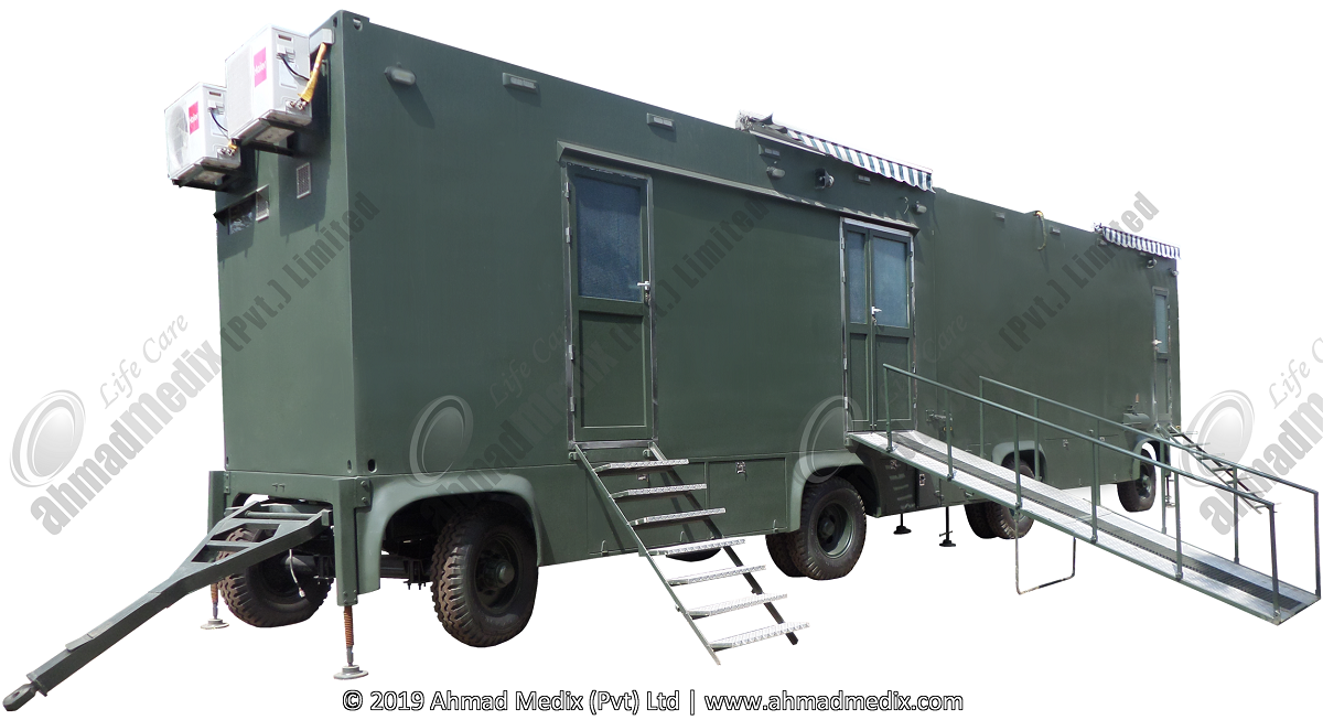 Mobile Health Unit on Container (Towable)